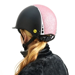 Jacson PHILLY Ridehjelm m. MIPS /Pink Sparkle - Modelfoto bag