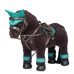 LeMieux Toy Pony Martingale /sort - På toy Pony med matchende udstyr