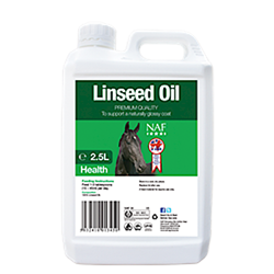 Hørfrøolie til hest - NAF Linseed Oil