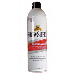 Absorbiner Showsheen finishing mist - Flot glans til hestens pels