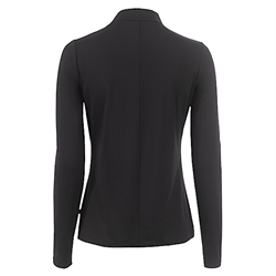 Cavallo LACEY langærmet 1/2 zip T-Shirt /Sort - Ryg