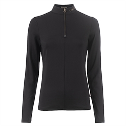 Cavallo LACEY langærmet 1/2 zip T-Shirt /Sort