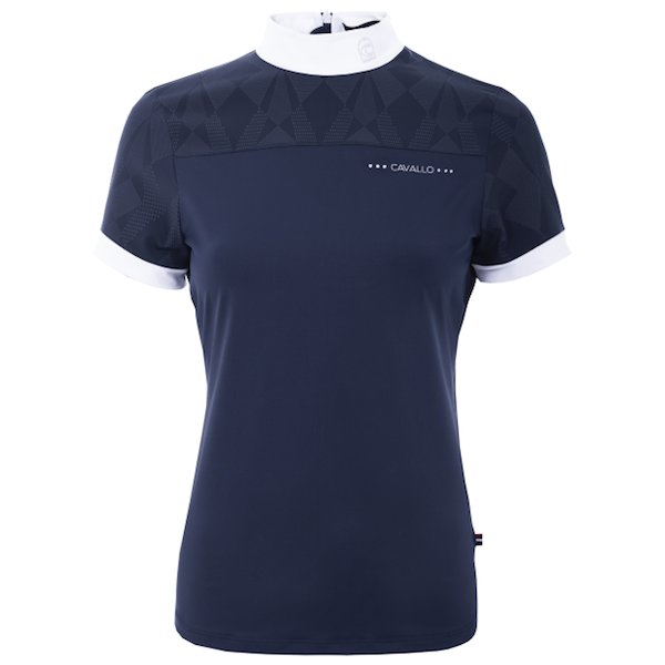 Cavallo DALIA Stævne Bluse / Navy med hvid krave