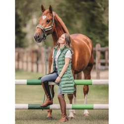 Cavallo Frida Lang Damevest /Sea Green - Modelfoto