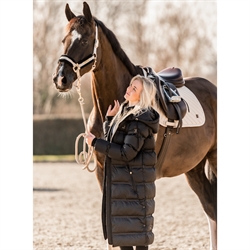 Cavallo Lang Vinterjakke Premium Collection /sort - Rutter med hest