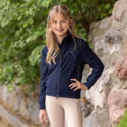 Covalliero Børne Bomber Jakke /Navy - Modelfoto