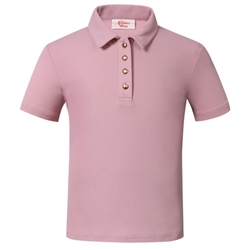 Covalliero Børne Polo T-Shirt /Pearl Rose 