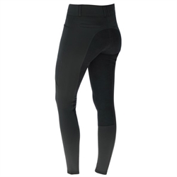 Covalliero Hybrid ridetight med Full Seat Skin / Sort - Deltigt elastiske ridebukser