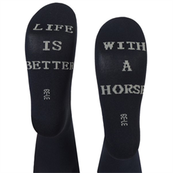 Covalliero Tynde Ridestrømper / Navy - Life is better with a horse