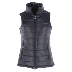 Covalliero Quiltet ridevest - Damevest - Sort - Front