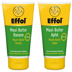 Effol Mouth-Butter med smag af banan eller æble