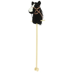 Equi-Kids Hobby Horse Kæphest /Sort med hvid blis