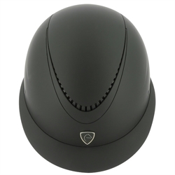 Equitheme Wings Ridehjelm m. Mips /Mat sort - Mat top