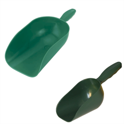 Foderskovl - Grøn plast - 2 størrelser
