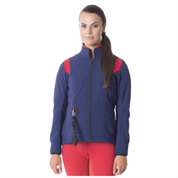 Helite Air softshell jakke - Navy med rød