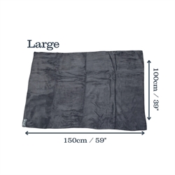 Henry Wag Microfiber Towel /Grå - Str. Large med mål