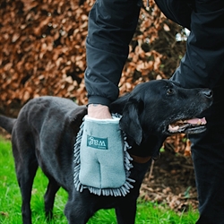 Henry Wag Drying Glove - Til Hund & Hest /Grå - Til hund og hest