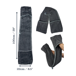 Henry Wag Microfiber Glove Towel Til Hund & Hest /Grå