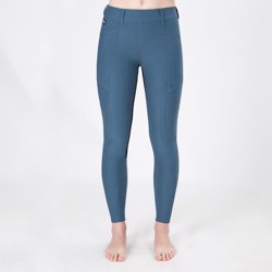 Irideon Issential Cargo full seat ridetights chambray - Støvet blå - Front