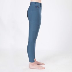 Irideon Issential Cargo full seat ridetights chambray - Støvet blå - Fra siden