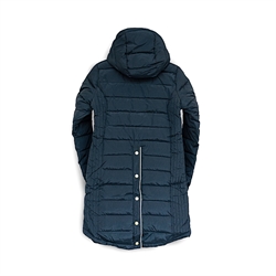 Jacson Lang Børne jakke Molly /Navy - Ryg - Med rideslids