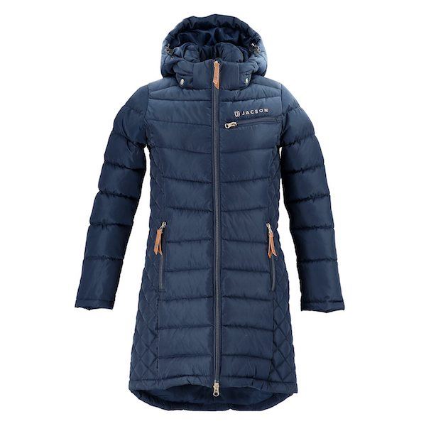 Vinter frakke - 3/4 varm frakke - Navy > Køb