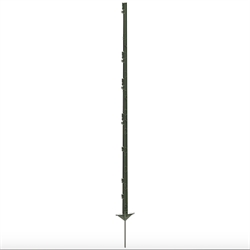 Kerbl Plastpæl med stålspids 156 cm - Grøn