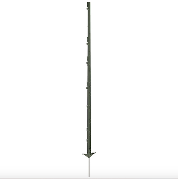 Kerbl Plastpæl med stålspids 156 cm - Grøn