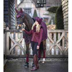 LeMieux Fleece Rug - Fleece dækken / Rioja - Matchende hest & rytter