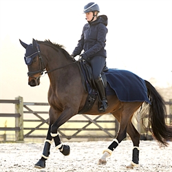 LeMieux Arika Lændedækken / Navy - Hest og rytter