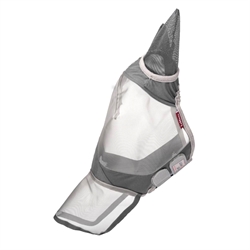 LeMieux Armour Shield Fluemaske med mule /Grå - Set fra siden