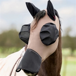 LeMieux Bug Relief Fluemaske med mule / Walnut