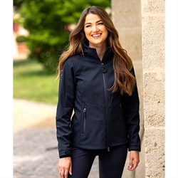 LeMieux CelineSoft Shell Jakke /Navy - Modelfoto front