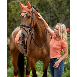 LeMieux Classique Polo T-Shirt / Apricot - Hest og rytter