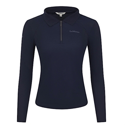 LeMieux Sport Polo m. lange ærmer /Navy - Front