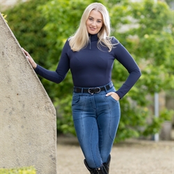 LeMieux ALICE Quarter Zip Bluse /Navy - Modelfoto