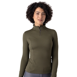 LeMieux Alice Quarter Zip Bluse /Forest - På model