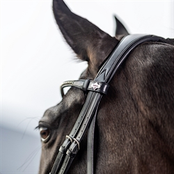 LeMieux Classic Dressage Trense / Sort - Med ergonomisk nakkestykke