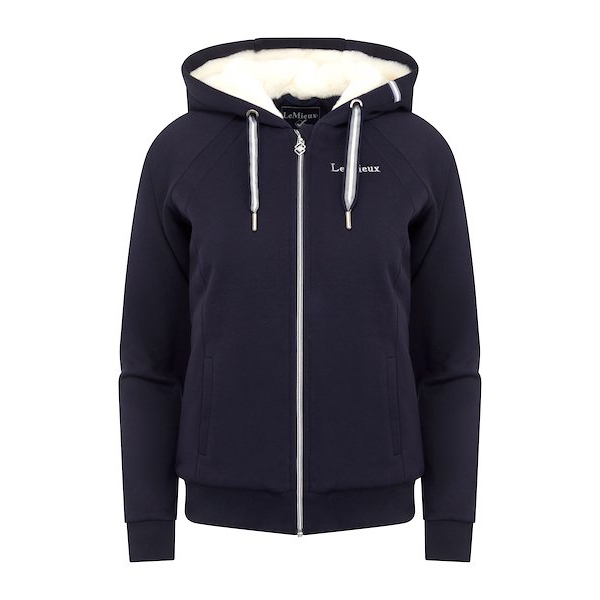 LeMieux SHERPA Fleece lined Hoodie /Navy