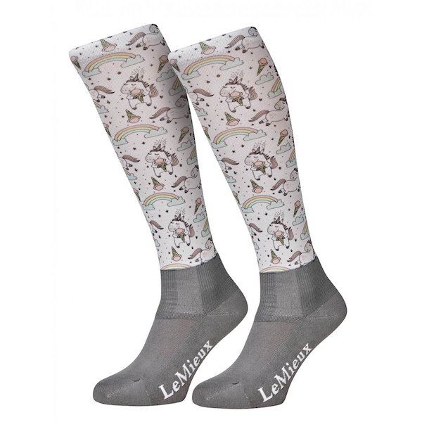 LeMieux Footsies – Calzini Bassi Per Bambini, Comfort Imbottito Per Equitazione, Colore Limone