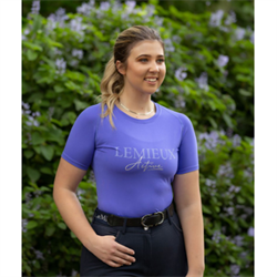 LeMieux Luxe T-Shirt /Bluebell - Model