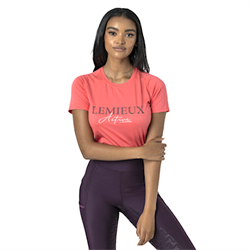 LeMieux Luxe T-Shirt /Papaya - Modelfoto