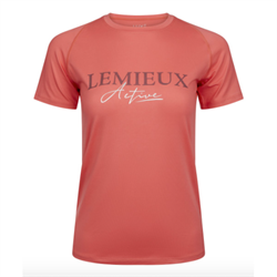 LeMieux Luxe T-Shirt /Papaya - Front