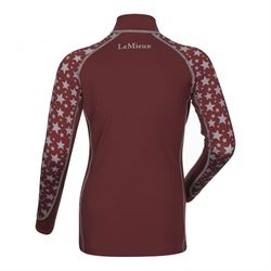 LeMieux Mini Base Layer T-Shirt - Rioja - Ryg