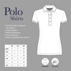 LeMieux Polo Shirt - Størrelsesguide
