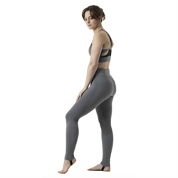 LeMieux Pro Therm Leggings /Grå - Modelfoto