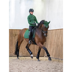 LeMieux Suede Dressurunderlag / Hunter Green /Full - Hest Og rytter