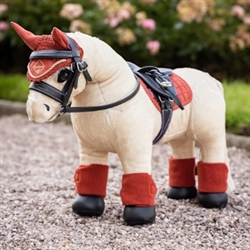 LeMieux Toy Pony Sadelunderlag /Sienna-Orange - Med matchende udstyr