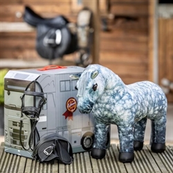 LeMieux Toy Pony med trailer, sadel og trense.