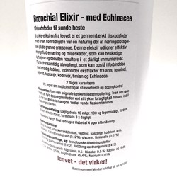Leovet Bronchial Elixir 1 liter - Tilskud til hestens luftveje - Indhold og dosering